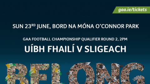 Offaly Team to play Sligo Announced