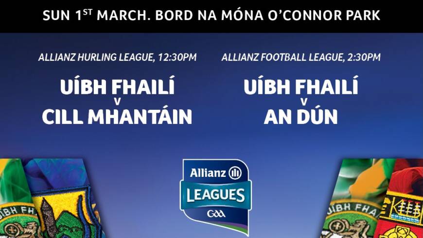 League Double-Header In Tullamore This Sunday