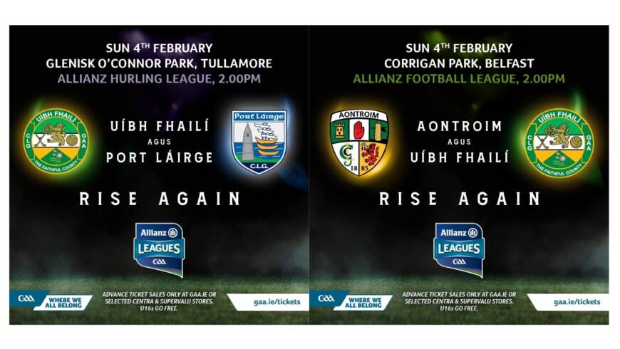 Hurlers & Footballers In Action This Sunday